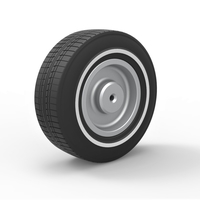 Diecast Car wheel 7 Scale 1 to 10 - Thumbnail 4