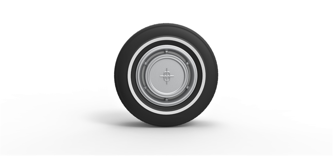Diecast Car wheel 7 Scale 1 to 10 3D Print 387813