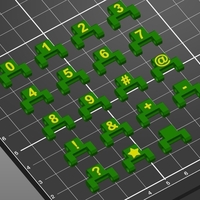 Pakkun's Modular Bracelet complete kit A-Z 0-9 - Thumbnail 1