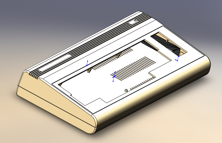 Commodore 64 Breadbin Enclosure 3D Print 387893
