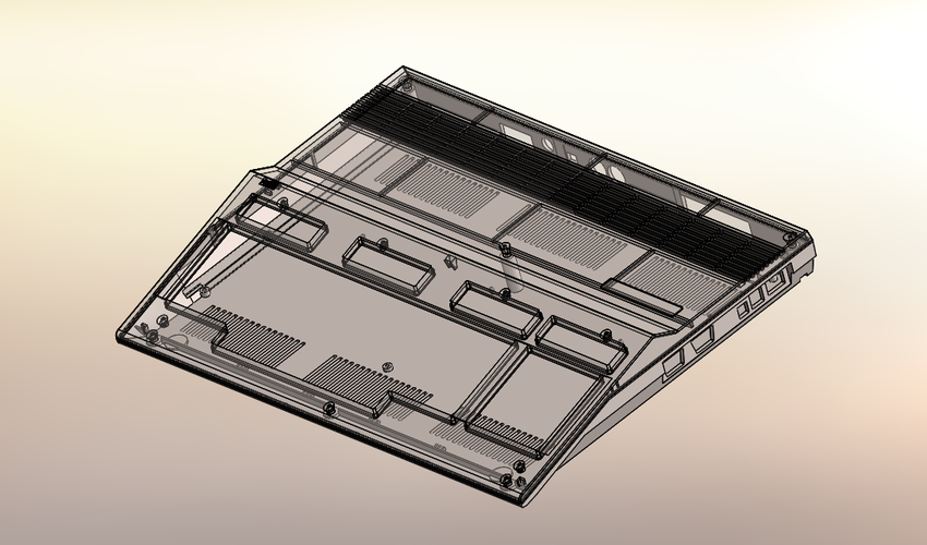 Commodore 128 3d printed enclosure 3D Print 387930