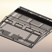 Commodore 128 3d printed enclosure - Thumbnail 24