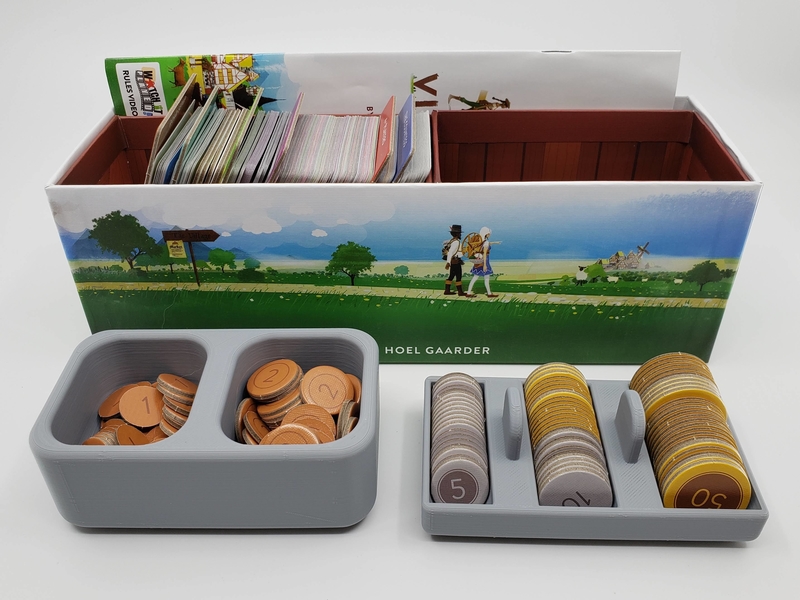 Villagers Board Game Insert Coin Trays