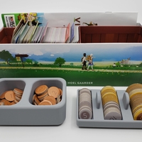 Small Villagers Board Game Insert Coin Trays 3D Printing 387949