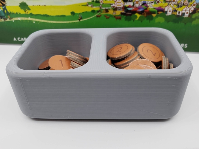 Villagers Board Game Insert Coin Trays 3D Print 387951