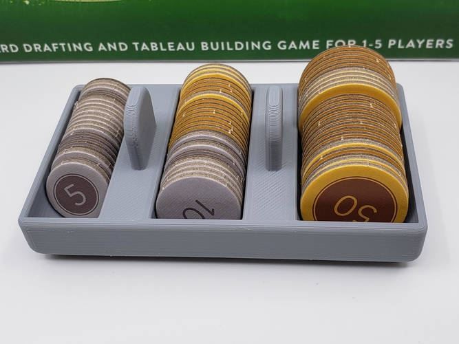 Villagers Board Game Insert Coin Trays 3D Print 387952