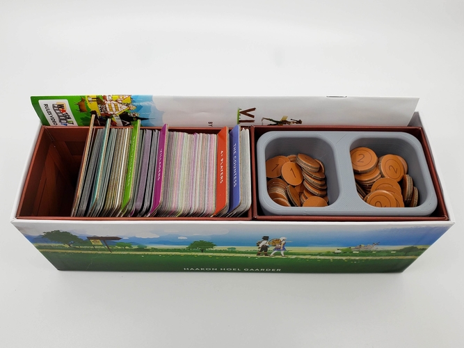 Villagers Board Game Insert Coin Trays 3D Print 387954