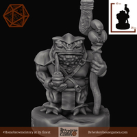 Small Swamp Shaman 28mm No Support 3D Printing 388006