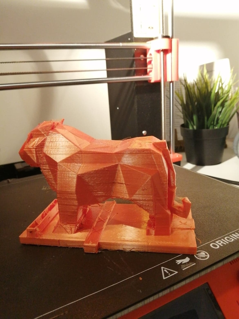 Low poly Bengal Tiger