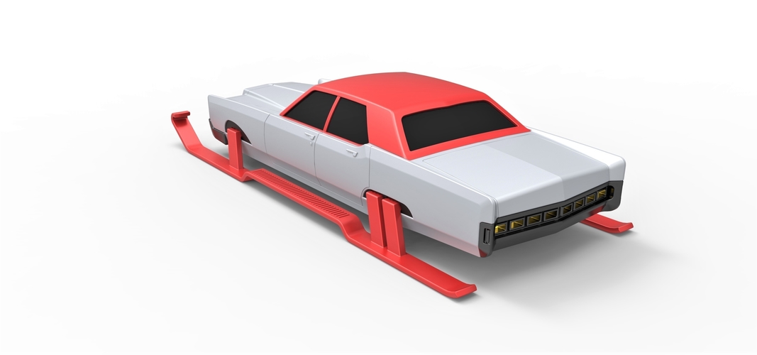 Diecast Car of Santa Scale 1 to 25 3D Print 388026