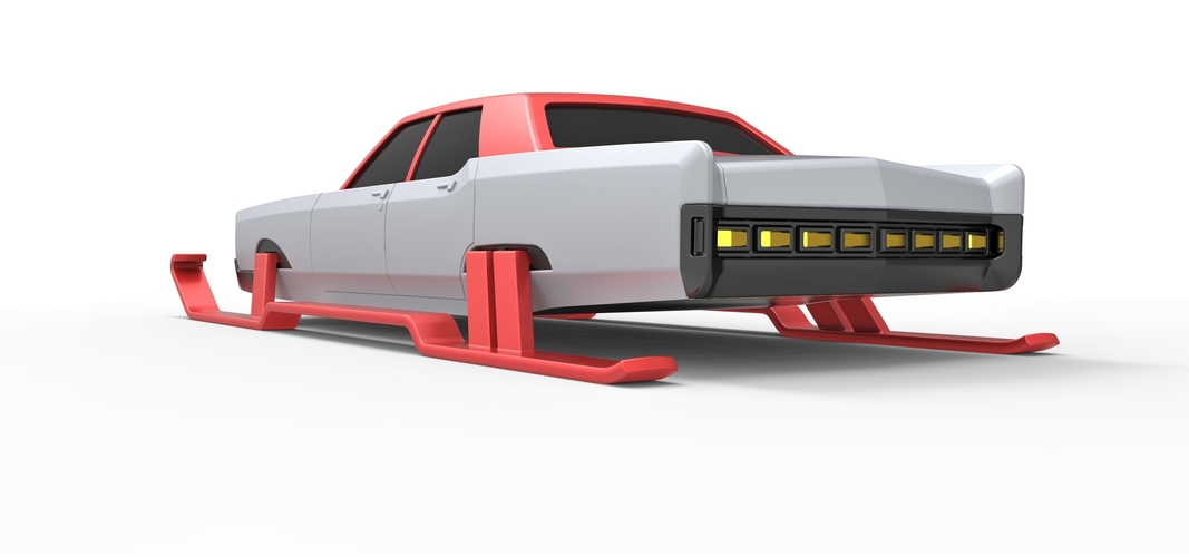 Diecast Car of Santa Scale 1 to 25 3D Print 388027