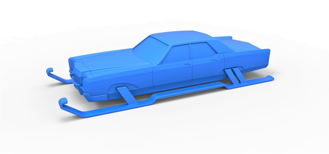 Diecast Car of Santa Scale 1 to 25 3D Print 388031