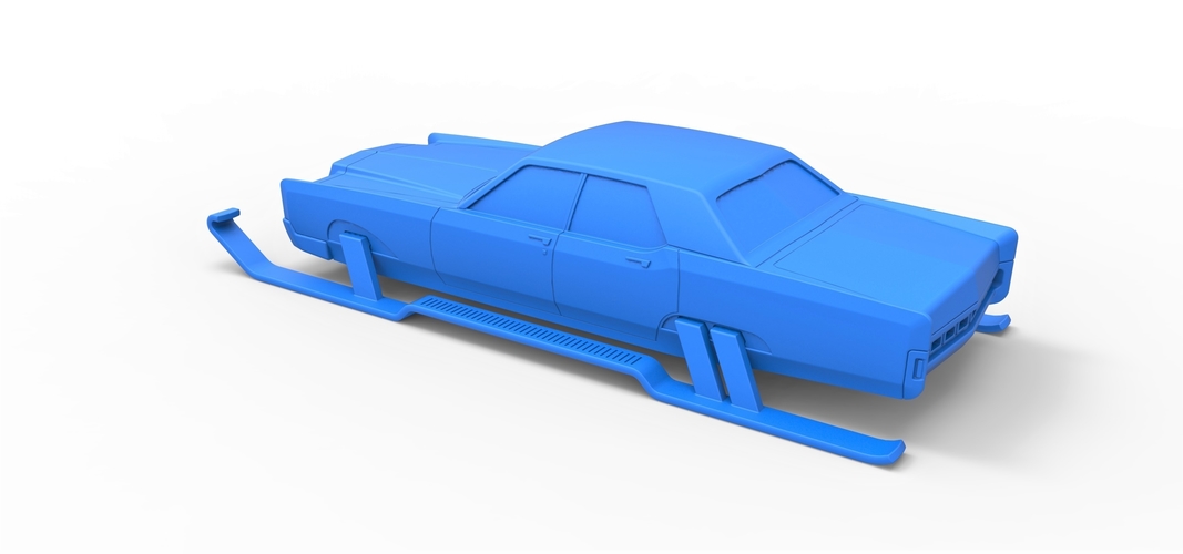 Diecast Car of Santa Scale 1 to 25 3D Print 388033