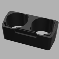 Small Mercedes-Benz C-Class w205 Cup Holder 3D Printing 388090