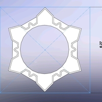 Cookie cutters - Snowflake - 3 PCS- 70, 60 mm (Free) - Thumbnail 6