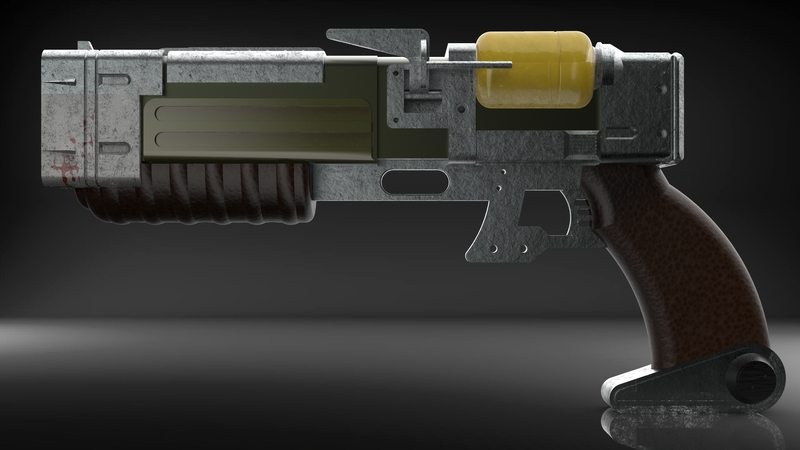 Fallout 4 Laser Rifle - Pinshape