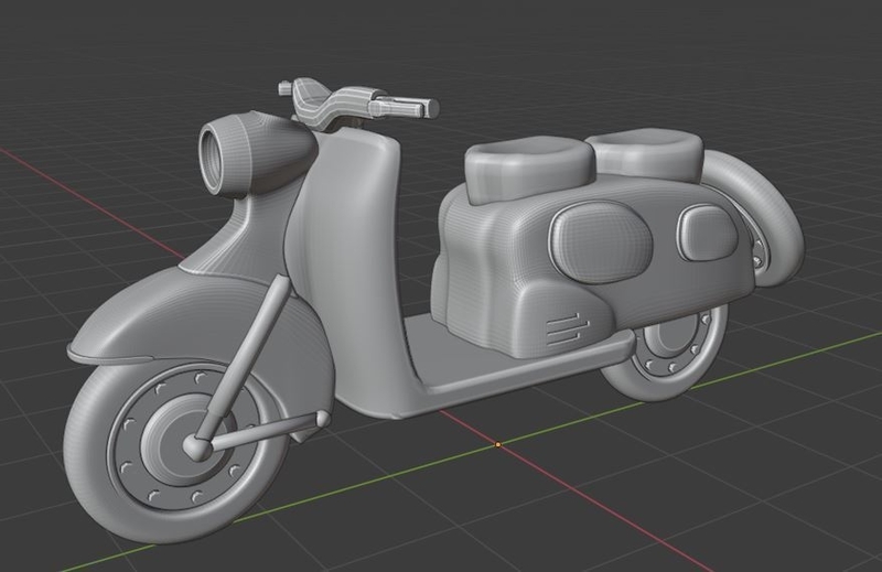 Puch 150 SR Scooter H0 Scale