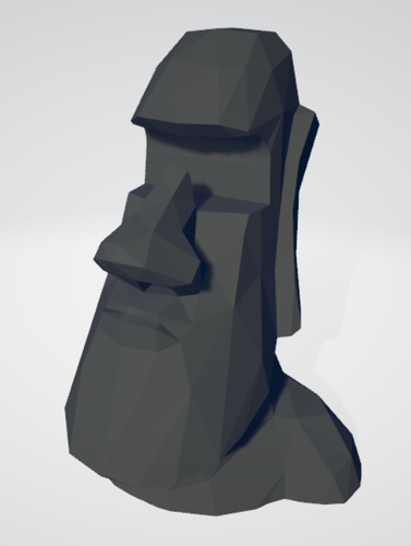 Moai Glasses Stand 3D Print 388208