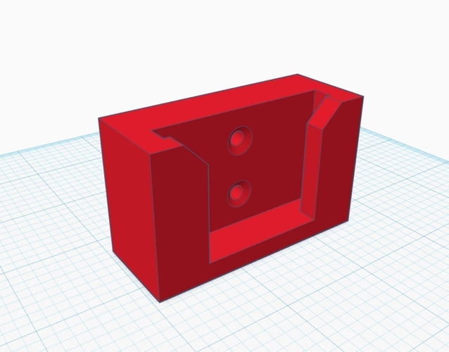 Dewalt 20v Battery Mount (Simple) 3D Print 388218