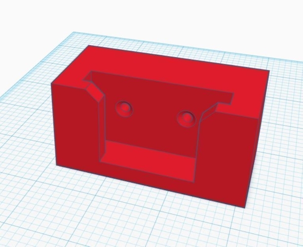 Milwaukee M18 Battery Mount (Simple) 3D Print 388219