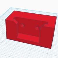 Small Milwaukee M18 Battery Mount (Simple) 3D Printing 388219