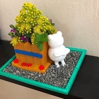 TEDDY BEAR PLANTER POT - Thumbnail 1