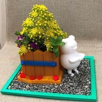 TEDDY BEAR PLANTER POT - Thumbnail 2