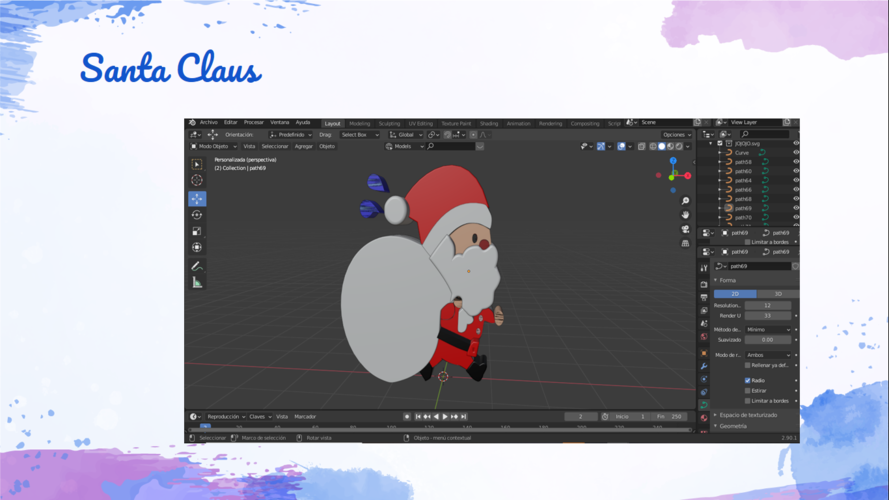 Santa Claus 3D Print 388334