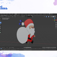 Small Santa Claus 3D Printing 388334