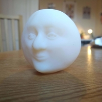 Small Moon Face 3D Printing 388410