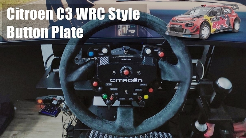DIY Citroen DS3 / C3 Button Plate for Sparco Style Flat Rim