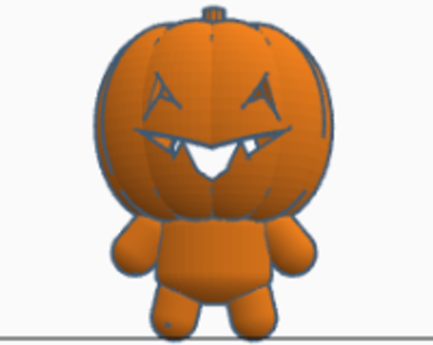 lil pumpkin dude by Rainer Abraxas 3D Print 388582
