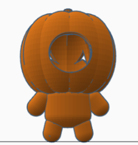 lil pumpkin dude by Rainer Abraxas 3D Print 388583