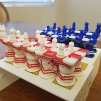 Small Mini Meta Chess Multi Material - Chess variant 3D Printing 388591