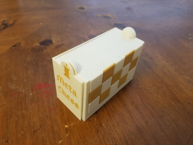 Mini Meta Chess Multi Material - Chess variant 3D Print 388592