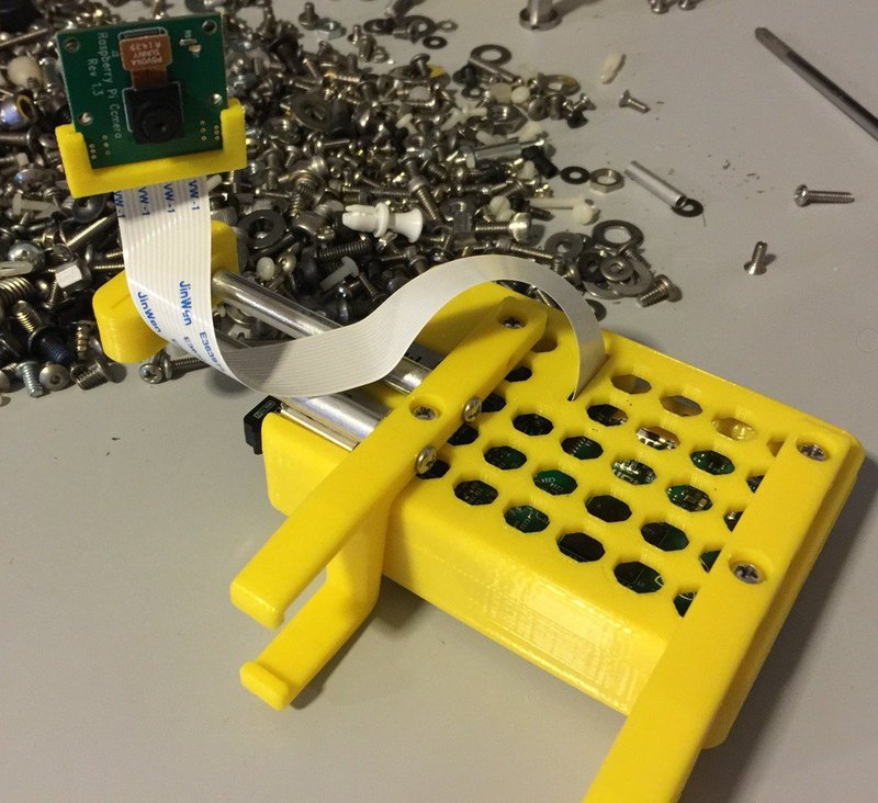 Super Hexy Raspberry Pi 2 Case & Camera for Replicator 2