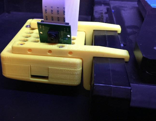 Super Hexy Raspberry Pi 2 Case & Camera for Replicator 2 3D Print 38871