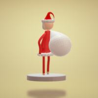 Santa Slim 3D - Thumbnail 3