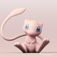 Small Mew(Pokemon) 3D Printing 388865