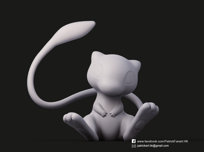 Mew(Pokemon) 3D Print 388866