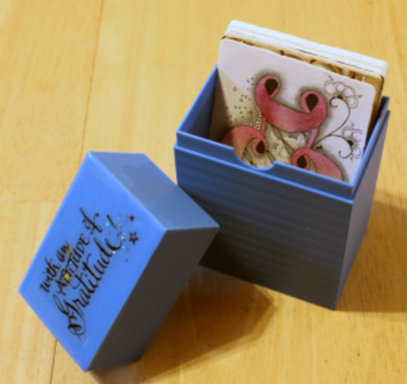 Box for Phi Zentangle tiles