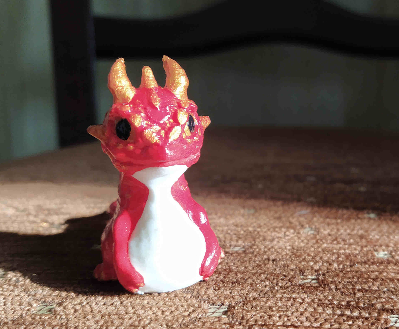 Cute Little Dragon (Red)