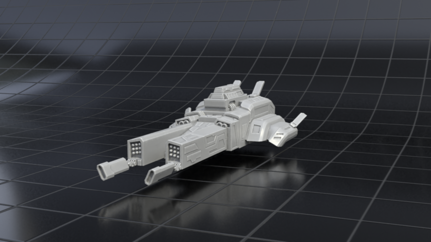 3D Printed Spaceship by gydwin | Pinshape