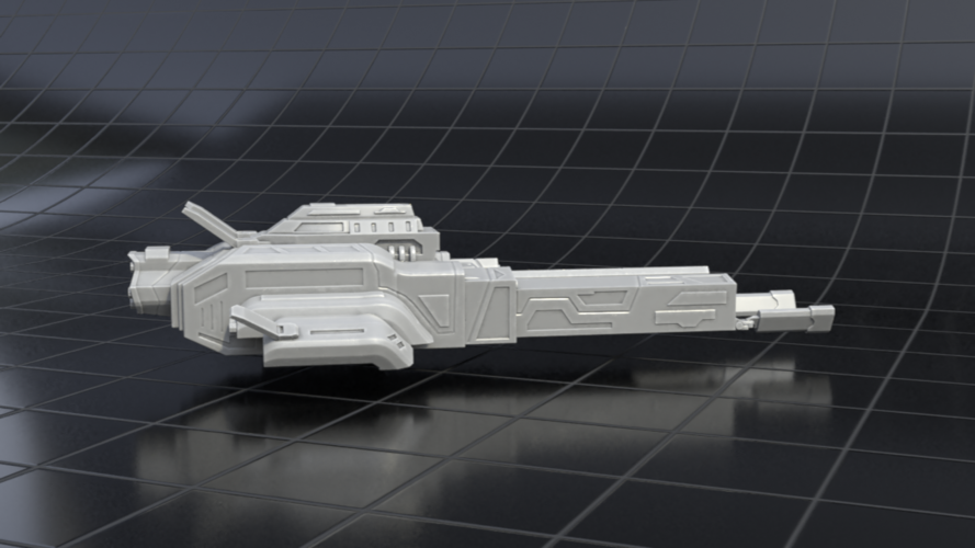 3D Printed Spaceship by gydwin | Pinshape