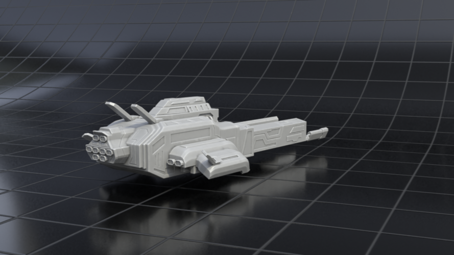 3D Printed Spaceship by gydwin | Pinshape