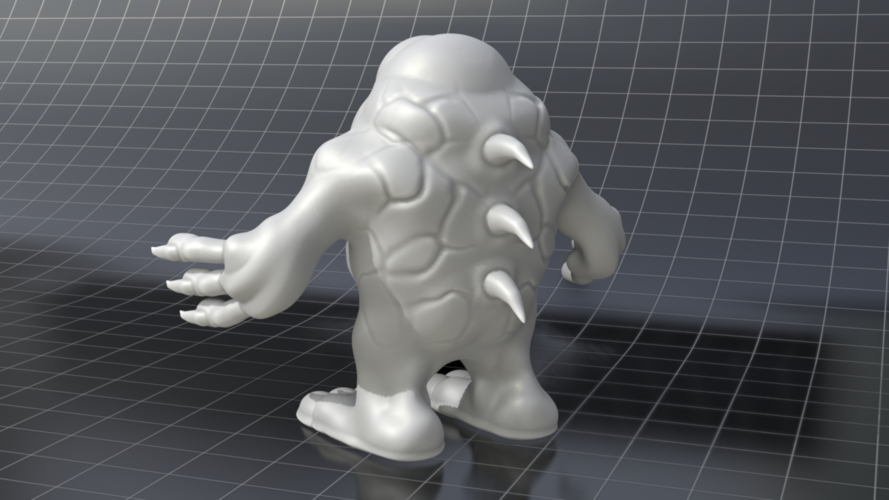 3D Printed Monster by gydwin | Pinshape