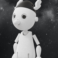 Pinocchio marionette for 3D printing – Beta 0.9.6 - Thumbnail 5