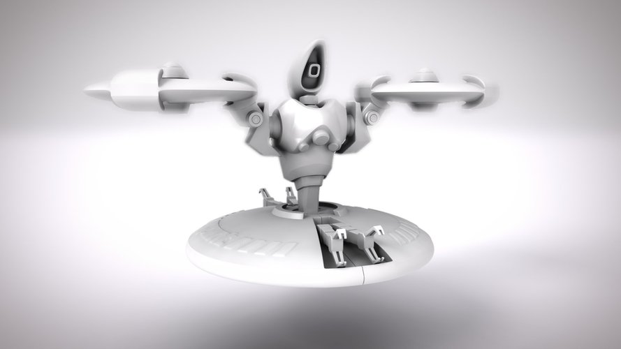Makertron Design Contest : Maintenance Drone 3D Print 38946
