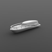 Small speed boat 3D Printing 38956