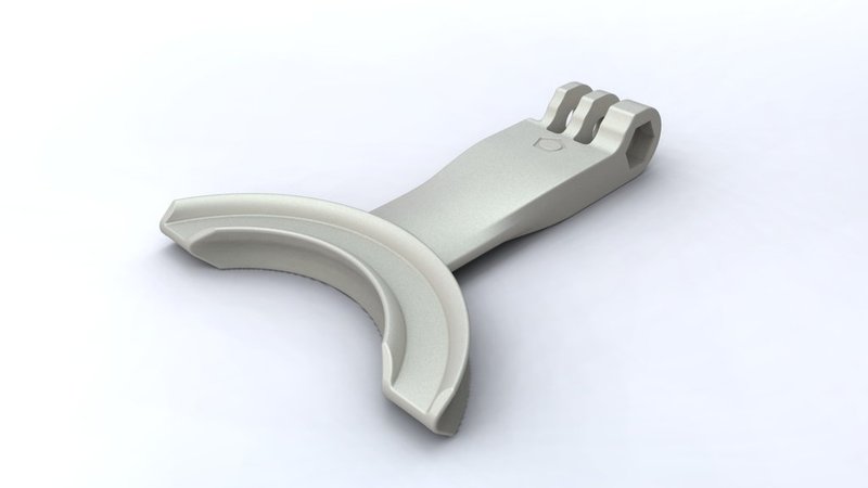 Mouth holder for sport cameras 